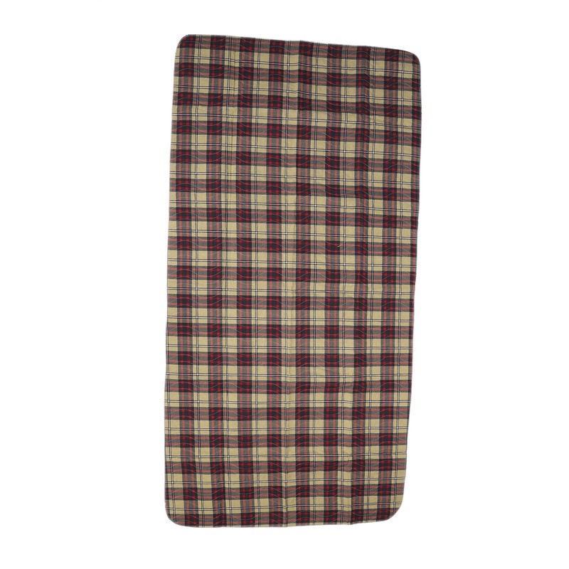 Incontinence Bed Pads Stain Masking Washable Reusable Plaid Underpads for