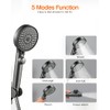 High Pressure RV Shower Head with Hose and 5 Spray