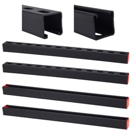 PHLKJL 4 Pack Starlink Base Mount DIY 1-5/8" 12 Gauge Metal Strut Channel, Slotted,Steel Shelf Bracket,Display Bracket,DIY Projects,24“ Long.