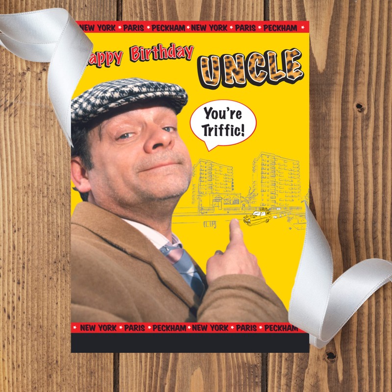 Only Fools and Horses Uncle Happy Birthday Card, Multi, OF015