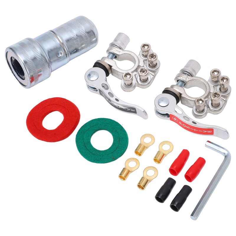 4 Way Battery Terminal Connectors Quick Release Disconnect for Cars