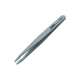 Anex Plastic Tweezers, No.233, Flat Tip, Fine, 4.7 inches (120 mm)