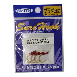 Smith (SMITH LTD) Sure Hook Vertical Eye W Trout #4 Gold