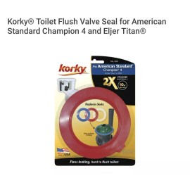 Lavelle Industries  Inc Korky FLUSH VALVE SEAL For American Standard Champion 4 & Eljer Titan 4 #450-NEW