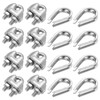 PATIKIL Wire Rope Accessory Set, 304 Stainless Steel 12 Pcs
