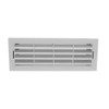 Kair White Airbrick Grille with Surround for 204mm x 60mm