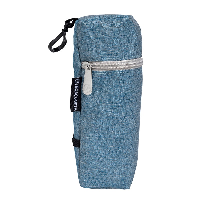 Exacompta 52790E Bee Blue Polyester Honeycomb Pencil Case Convertible into
