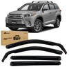 Nilight in Channel Window Rain Guards for Toyota Highlander 2014