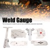 6Pcs Weld Gauge Set Fillet Include Hi Lo Gauge Porosity