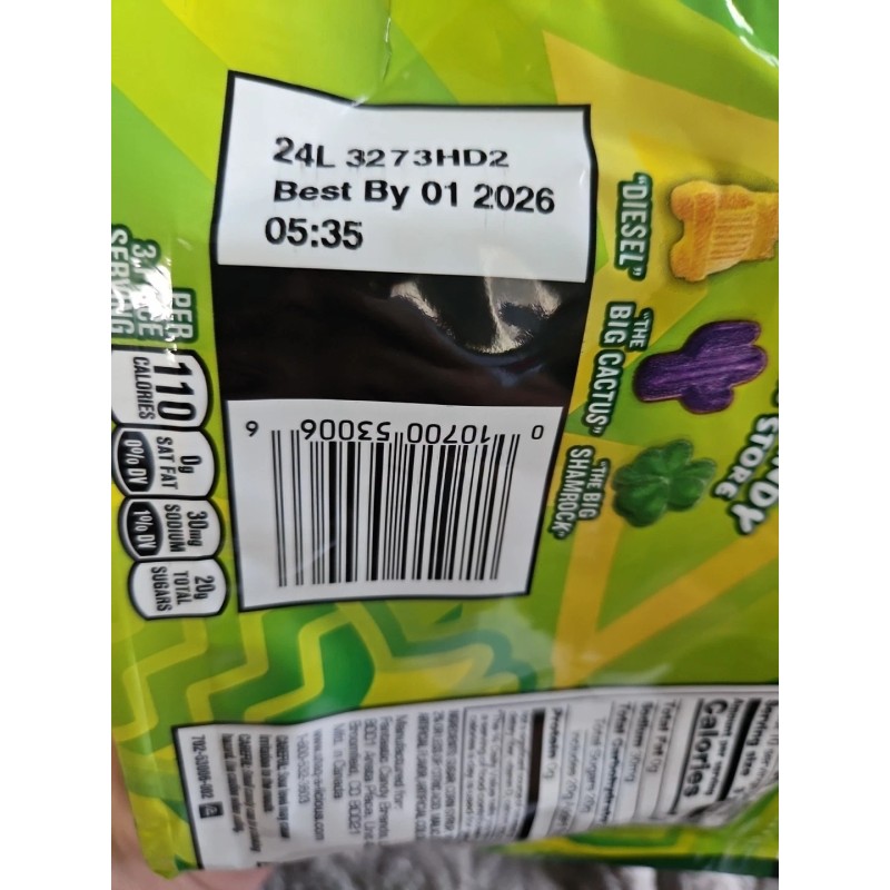 SHAQ-A-LICIOUS XL GUMMIES Sour Chewy Candy Bag 11.8 oz SEALED