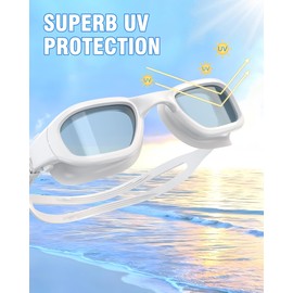 Zeligerstar Swimming Goggles, Anti-Fog Swim Goggles, Polarized UV Protection Adult Goggles, Pool Goggles for Men Women