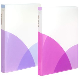 Plus Loose Leaf Binder Wide B5 Vertical Pasty Pasty 2 Color Set B Set