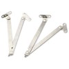 Pxyelec 4 pcs Support Stay Hinges, Furniture Cupboard Hinges, Stainless
