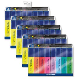 Staedtler Textsurfer classic subrayador, punta biselada, azul/verde/naranja/rosa/morado/rojo/turquesa/amarillo, 8 por juego (364wp8)
