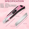 TIFICAL Box Cutter, Box Cutter Retractable Self Loading, Heavy Duty