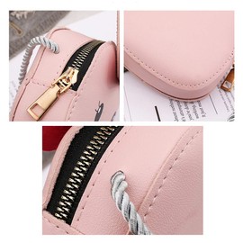 Little Girl Purses,Cute Shoulder Crossbody Bag,Gifts for Little Girls,Kids,Toddler, Pink Rabbit, 4.3x4.3x1.57inch, Durable