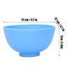 rubber bowl diameter 12cm rubber mixing bowl plaster mixing arginate