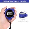 Sports Stopwatch Timer Lap Split Digital Stopwatch with Clock Calendar