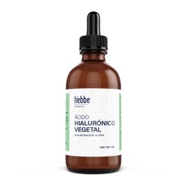 HEBBE - ÁCIDO HIALURÓNICO PARA CUIDADO FACIAL | Potencia Luminosidad de la Piel | Hidrata y Reduce Apariencia Ceniza | 50 ml | Antiedad y Relleno de A