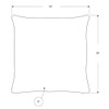 Monarch Specialties I 9312 Pillows, 18 X 18 Square, Insert