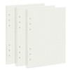 135 Sheets A5 Paper Squared OVISEEN 6 Holes A5 Refill