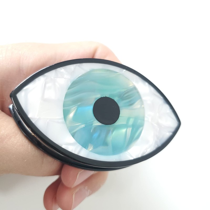 Big Evil Eye Claw Clips,Cellulose Acetate Hair Clips,Hair Claw Clips