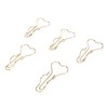 50pcs Heart Pen Clips Plated Metal Pen Holder Clips Small