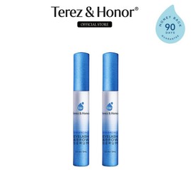 Terez & Honor Advanced Eyelash Serum for Thicker, Longer, Fuller Eyelashes and Eyebrows - Grow Luscious Lashes with Brow Enhancer:_2 Pack Eyelash Growth Serum