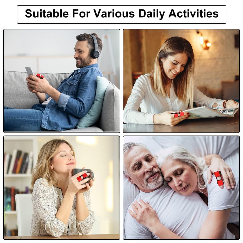 supregear Finger Splint Support, 4 Pack Adjustable Reusable Trigger Finger