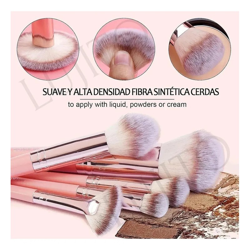 40pcs Brochas Maquillaje Profesional Esponjas Neceseres