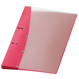 Veloflex 1141450 Diamond Ring Binder DIN 210 x 297 mm, Combi Mechanism Ring binder A4 Pink