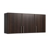 Prepac Elite 54" Wall Cabinet,Brown Storage Cabinet, Bathroom Cabinet, Pantry