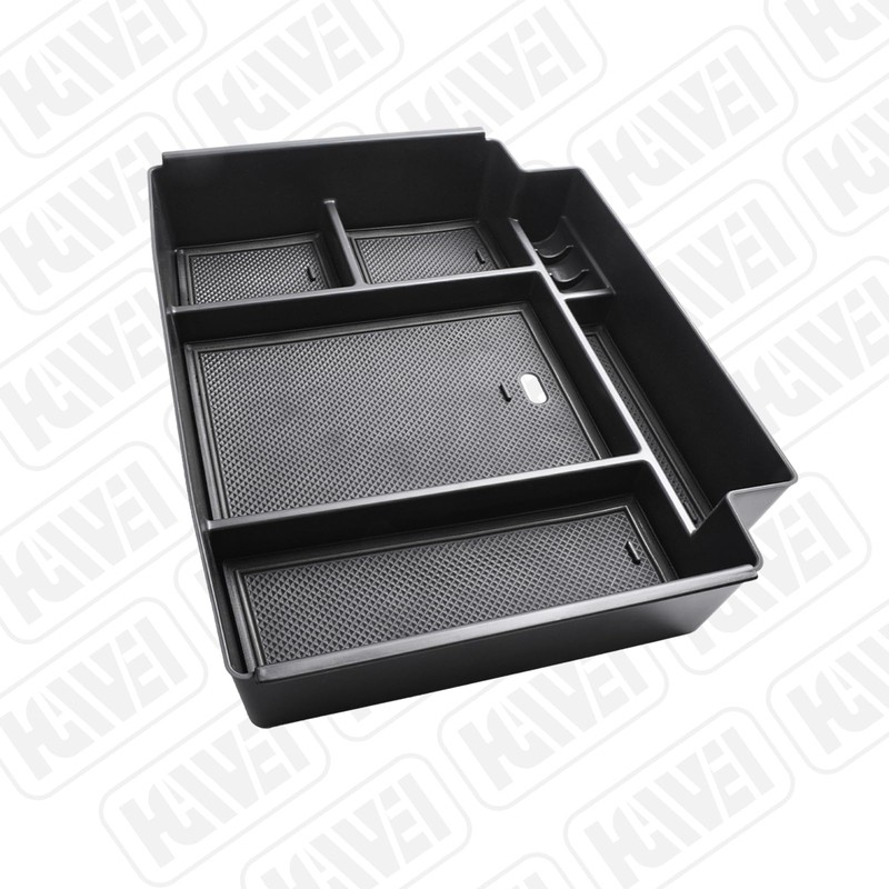 HGWEI Power Sliding Center Console Organizer Compatible with 2021-2026 GMC