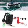 QuickMarine 704 82570 Single Engine Key Switch Panel Assembly for