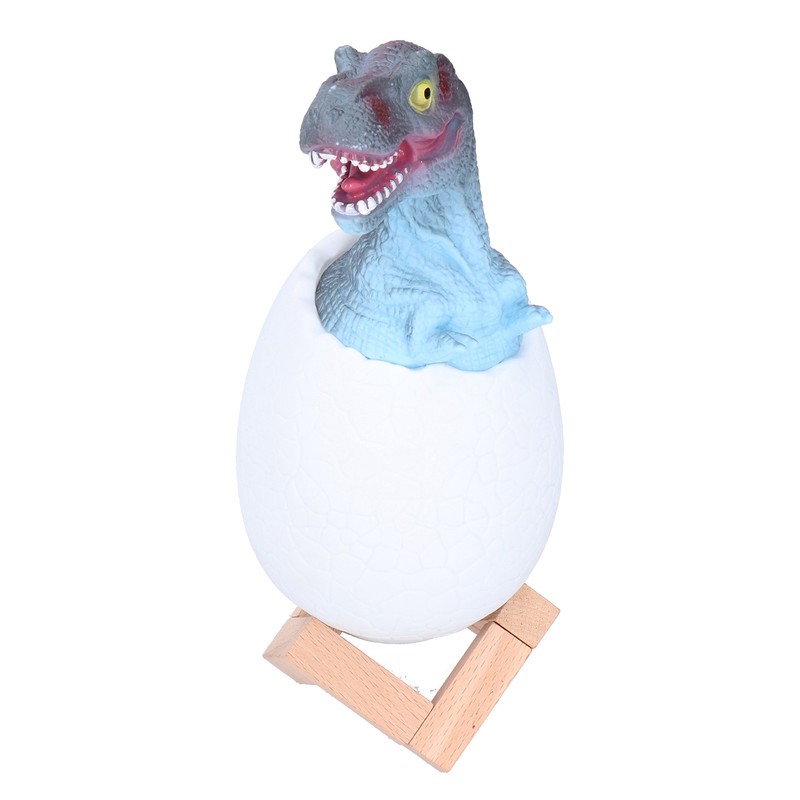 Touch Pat Sensor Night Light Dinosaur Egg Shape Bedside Lamp