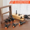 OSDUE 12 Pcs Nylon Spring Clamp,3 Inches Extra Strength Heavy