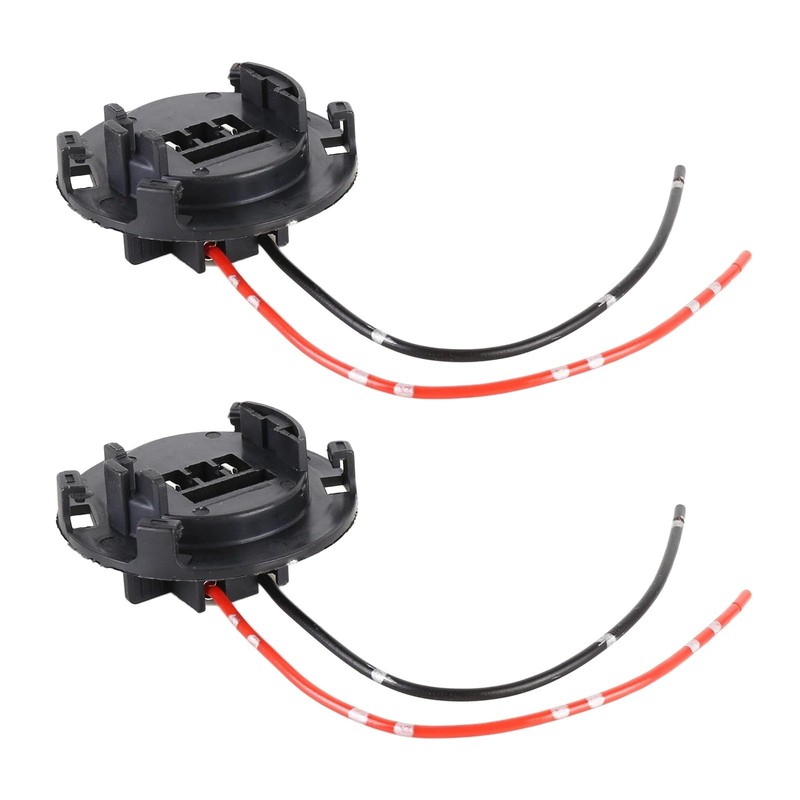 TOPKU One Pair OE-Spec H7 Bulb Socket Retainer Holder Adapters