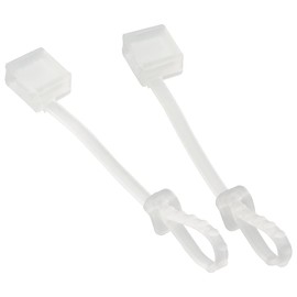 Ohm Electric HS-A2SPCT3-W 00-5197 OHM Lightning & Micro USB Plug Cover, White, Pack of 2