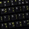 Urdu Keyboard Decals ON Transparent Background with Blue, Orange, RED,