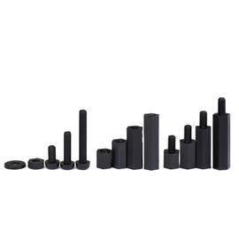 Litorange M3 Nylon Hex Spacers Standoffs Kit with Case for Hexagon Hex Bolts Nuts for Mechanical Repair PCB Board