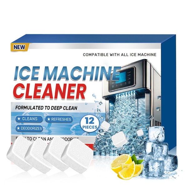 Wandyme Ice Machine Cleaner Maker Descaler, 12 Ice Maker Cleaner