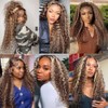 QEUOPE Ombre Brown Kinkycurly Bundles Human Hair P4613 Highlight Honey