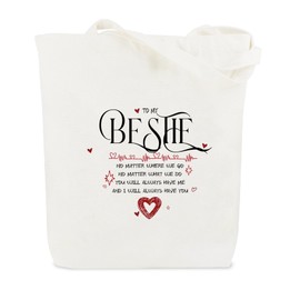 Bestie Gifts for Women,Friendship Friend Birthday Christmas Graduation Inspiration Xmas Valentines Day Galentines Funny Gifts for Women Friend Gift for Friends Long Distance Female Canvas Bag