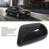 Side Mirror Cover Cap Black UV Resistant Rearview Mirror Cover