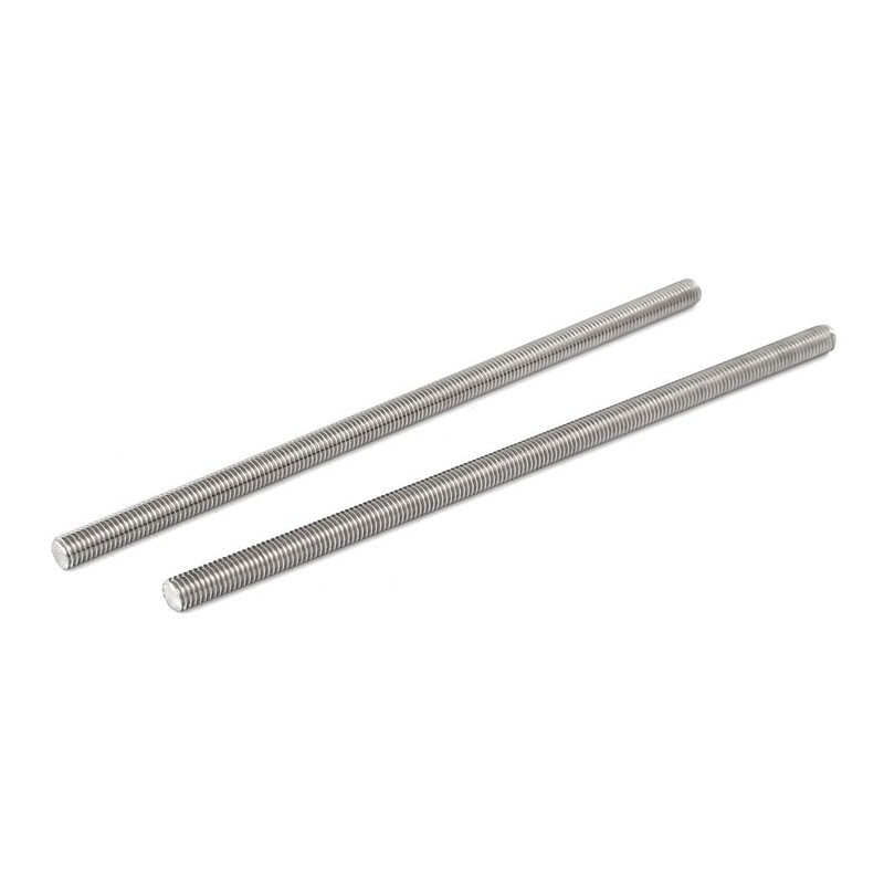 sourcing map 304 Stainless Steel Full Threaded Rod Attachment M8