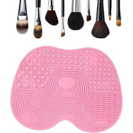 Betued Limpiador de Brochas de Maquillaje, Makeup Brush Cleaner, Limpia Brochas de Maquillaje, Herramienta de Lavado Portátil Limpiador de Brochas Cosméticas Alfombrillas de Brochas de Maquillaje
