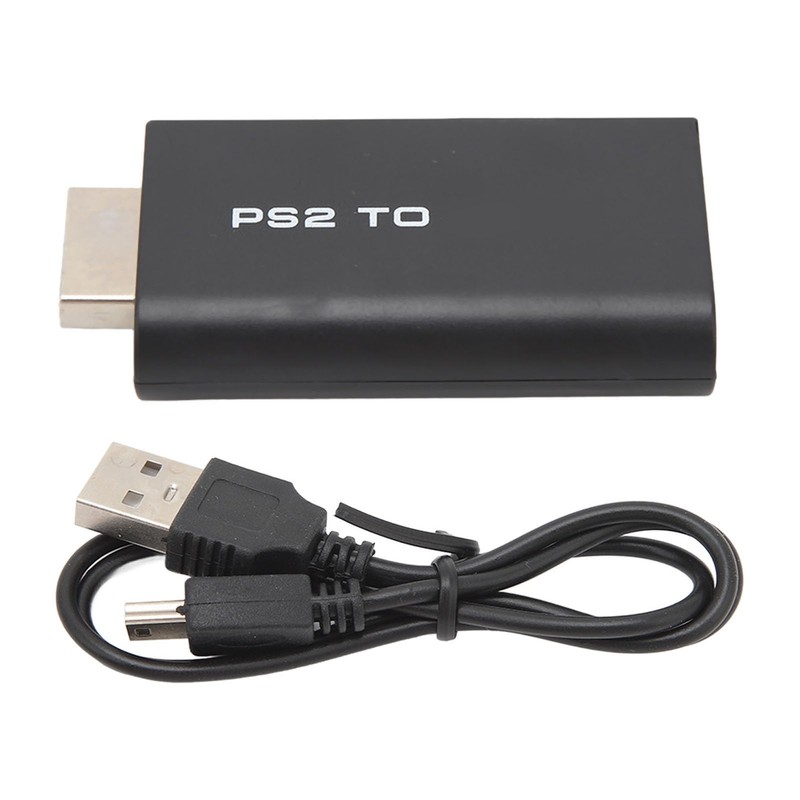PS2 to HD Converter, 1080P Lightweight Body, Lossless Conversion, 480I