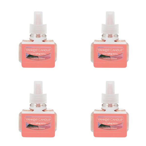 Yankee Candle Scent Plug Refill, Cliffside Sunrise (Pack of 4)