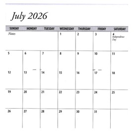 3 Year 2026 2027 2028 Pocket Calendar Planner with Note Pad Wildlife & Flower Prints (Monarch)