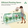Greatbuddy Portable Mini Greenhouse, 3×3×9Ft, High-Density PE Plant Cover with